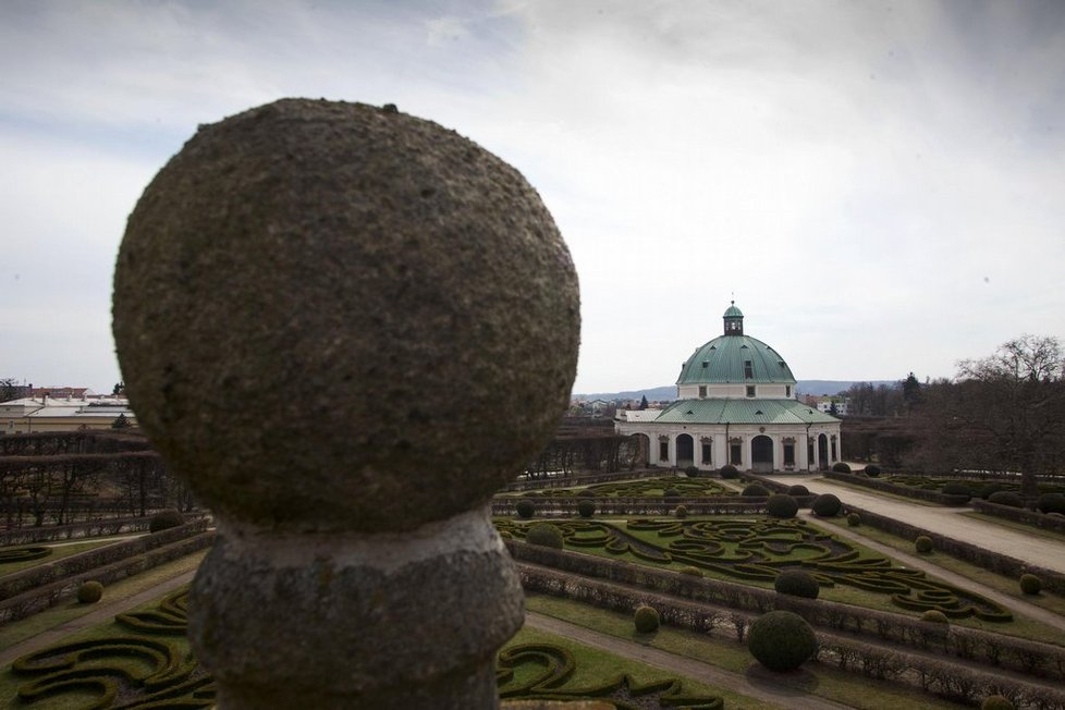 Zahrady v okolí kroměřížského zámku jsou považovány za pýchu Moravy. Patří na seznam UNESCO.