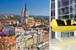 Šok v chorvatském Záhřebu: Za devítikilometrovou cestu taxíkem žena zaplatila tisíce