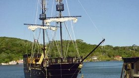 Pirátská loď slouží hlavně turistům 