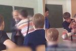 Žák napadl učitele.