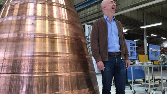 Zakladatel Blue Origin Jeff Bezos.