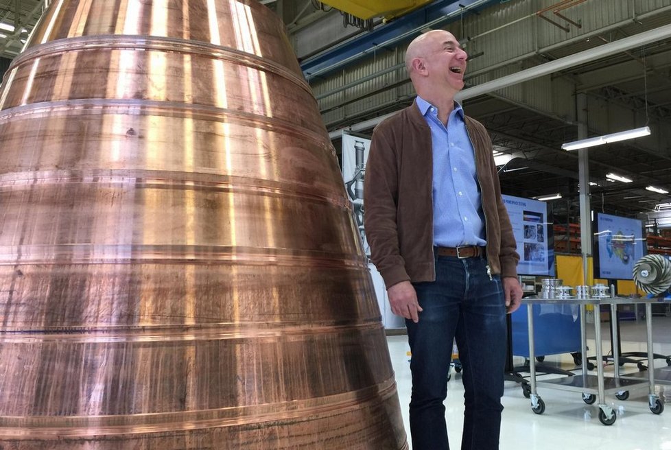Zakladatel Blue Origin Jeff Bezos.