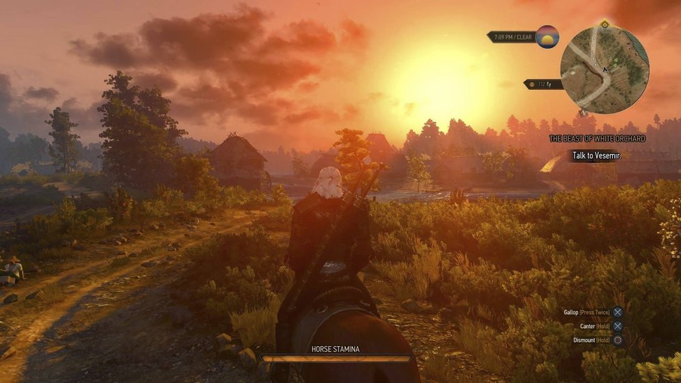 Záběry z videohry Zaklínač III: Divoký hon