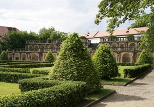 Zámecká zahrada v Zákupech.