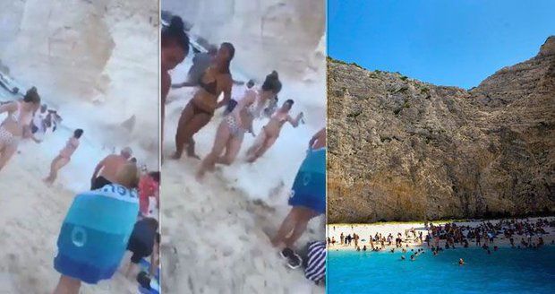 Nejen Zakynthos. Nebezpečné skály jsou i na dalších plážích řeckých ostrovů