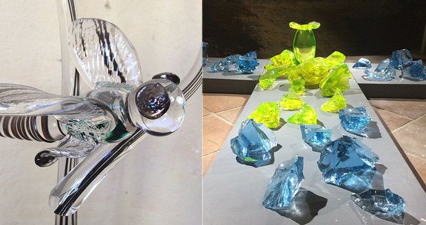 Ve Ctěnicích na severovýchodním okraji Prahy se v zámeckém areálu prezentuje současná tvorba nadaných mladých sklářů z Nového Boru.