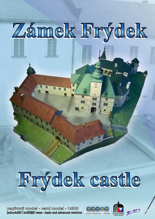 Papírový model zámku Frýdek