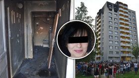 Žaneta unikla ohnivému peklu přes balkon: Její dcery a vnouček zemřeli