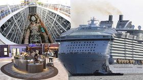 Největší výletní loď světa vyplula: Je delší jak Titanic a překypuje luxusem!