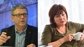 Ministr zahraničí Lubomír Zaorálek (ČSSD) a náměstkyně Andreje Babiše na ministerstvu financí Alena Schillerová