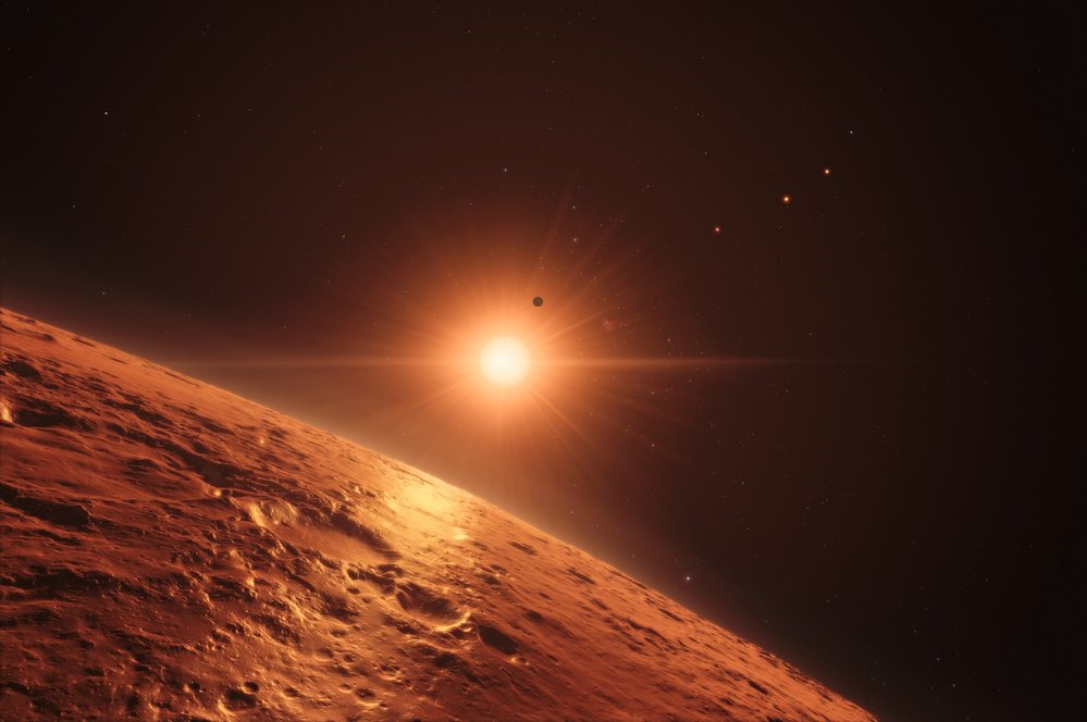 TRAPPIST-1e (ilustrace)