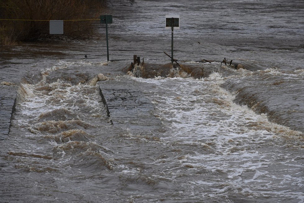 Záplavy v Karlovarském a Plzeňském kraji (24.12.2023)