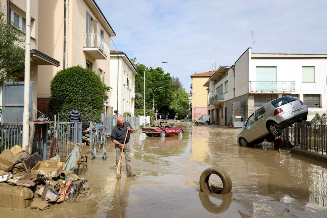 Záplavy na severu Itálie (18.5.2023)