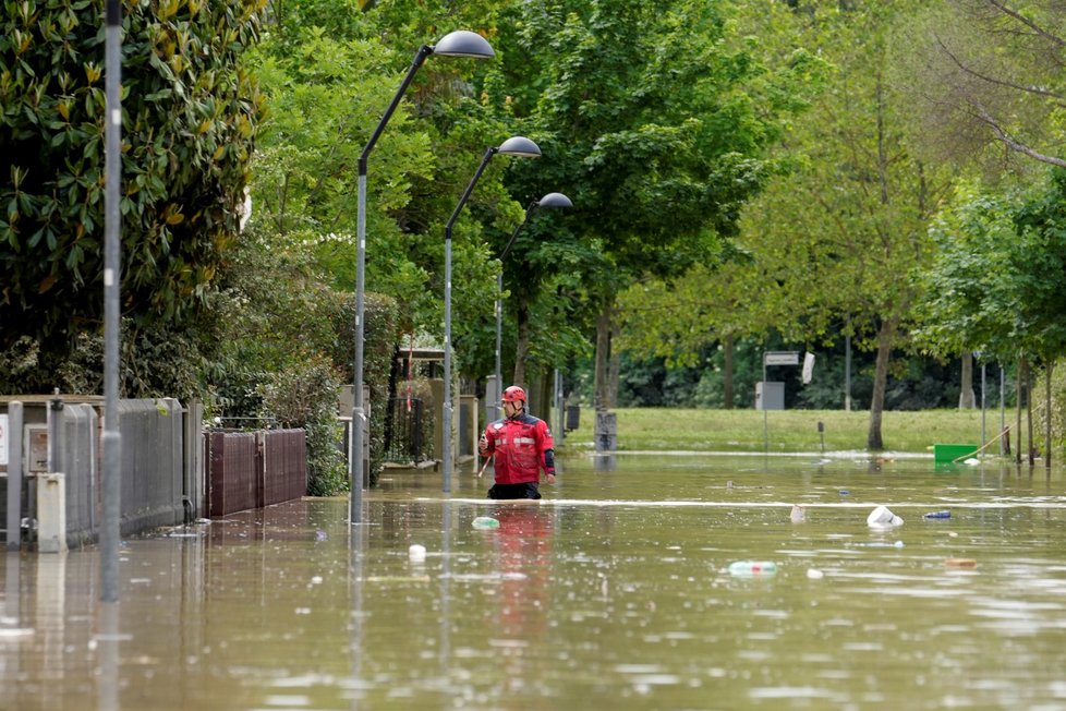 Záplavy na severu Itálie (18. 5. 2023)