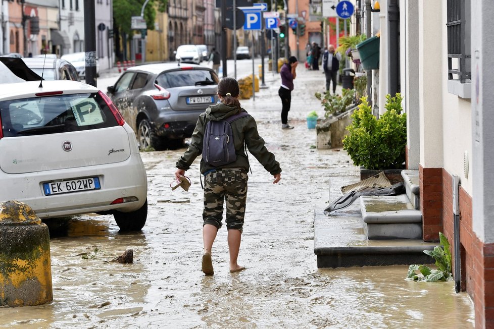 Záplavy na severu Itálie (18. 5. 2023)