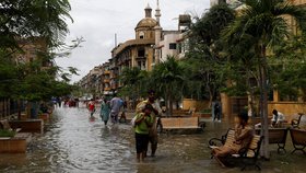 Záplavy v Pákistánu (5.8. 2022)