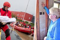 Smutné příběhy ze zaplavených oblastí: Miminko na člunu i méďa na plotě