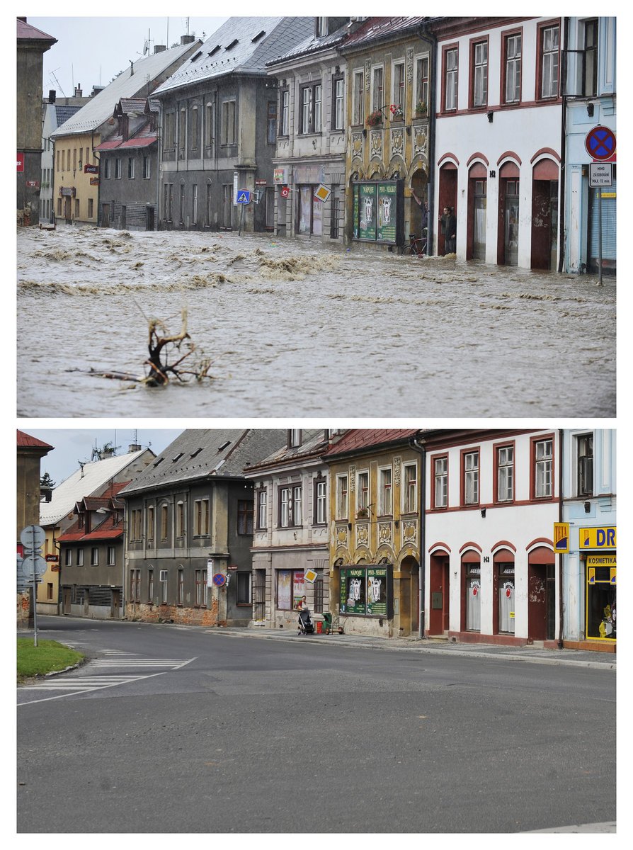 Tisíciletá voda způsobila v Chrastavě na Liberecku škody za 180 milionů korun.