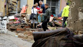 Záplavy stihly Itálii i v roce 2017. Nechaly za sebou nejméně 6 mrtvých