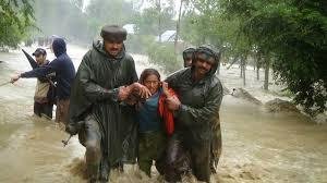 Bleskové záplavy v Pákistánu.