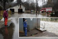 Česko trápí záplavy: Na některých místech platí třetí stupeň povodňové aktivity