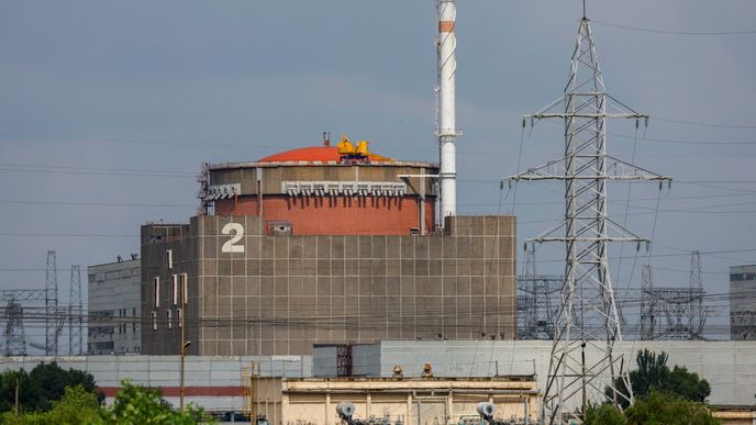 Záporožská jaderná elektrárna (15. 6. 2023). Záporožská jaderná elektrárna (15. 6. 2023).