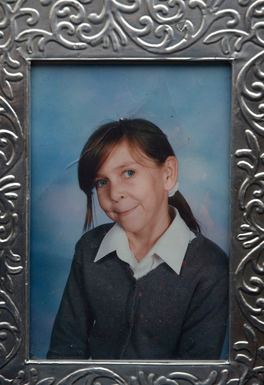 Zara Hartshorn v osmi letech