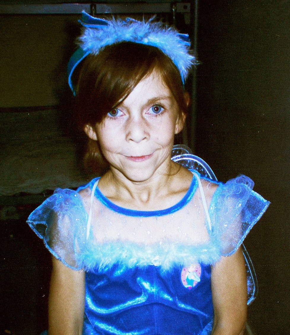 Zara Hartshorn v sedmi letech