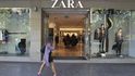 Módní řetězec Zara, klíčová značka skupiny Inditex.