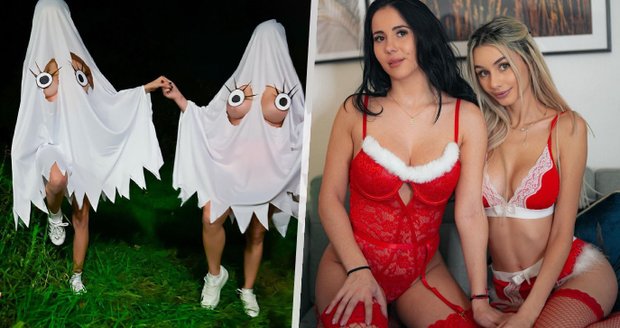 Krásky šokovaly halloweenskými kostýmy: Oči místo prsou!