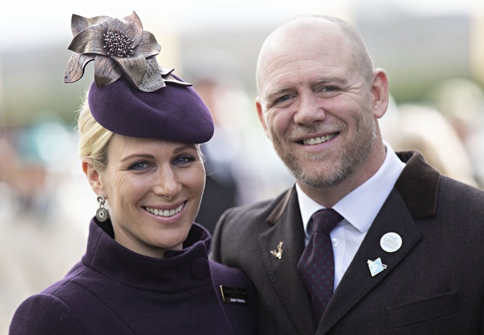 Zara Tindall s manželem.