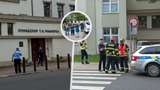 Do gymnázia v Litvínově se násilím dostal člověk: Ředitel školy pochválil policii