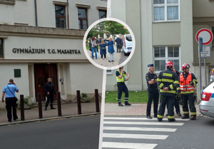 Do budovy gymnázia v Litvínově vnikl neznámý pachatel.