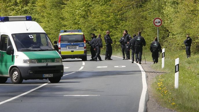 Zásah německé policie proti dvojici teroristů