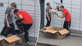 Při doručování dal kurýr Zásilkovny v Dubí na Teplicku průchod vzteku.