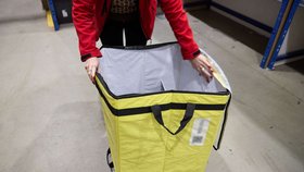 Provoz v depu Zásilkovny v Rudné u Prahy (prosinec 2025)