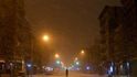 Zasněžené ulice New Yorku