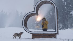 Zasněžování sjezdovek na jihu Čech (20.11.2025)