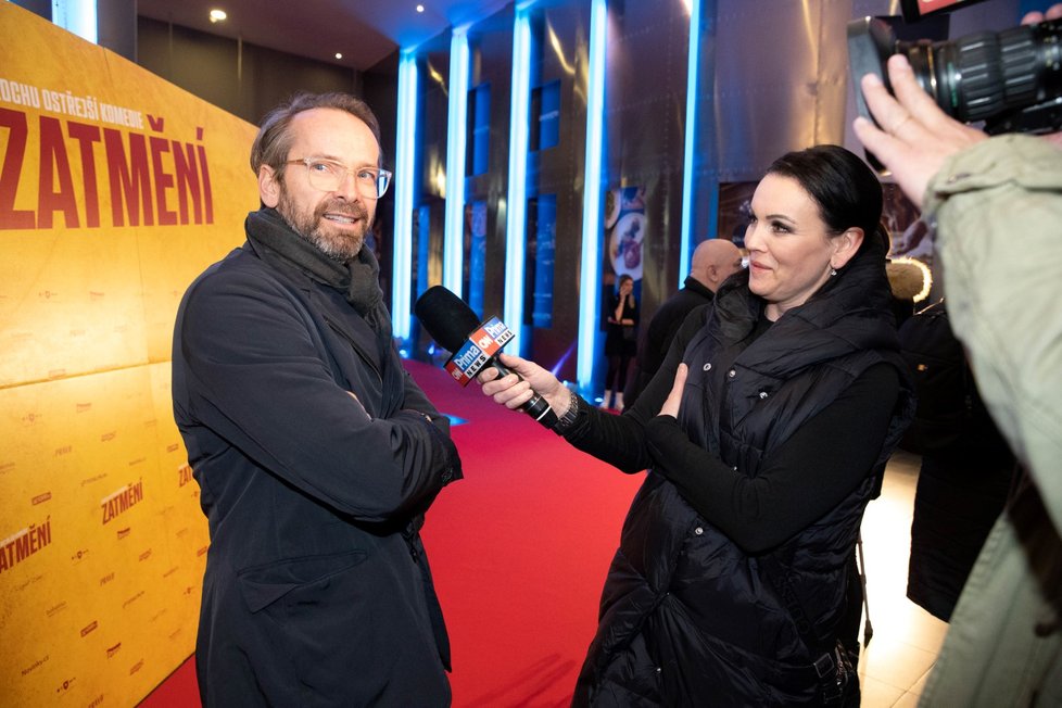 Premiéra filmu Zatmění: Jan Révai a jeho exmanželka Daniela Révai