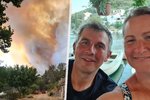 Češka Andrea o požáru v Chorvatsku: Hořelo jim za hotelem, popadli nejnutnější věci a ujeli.