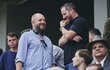 David Ondříček (režisér) a Kryštof Mucha (producent), stadion Za Lužánkami, Brno