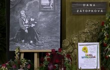 Dana Zátopková (†97): POHŘEB NA UTAJENÉM MÍSTĚ!