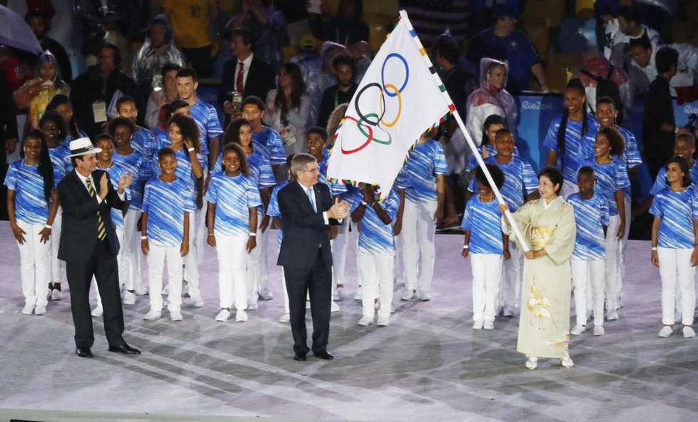 Závěrečný ceremoniál olympiády v Riu de Janeiro