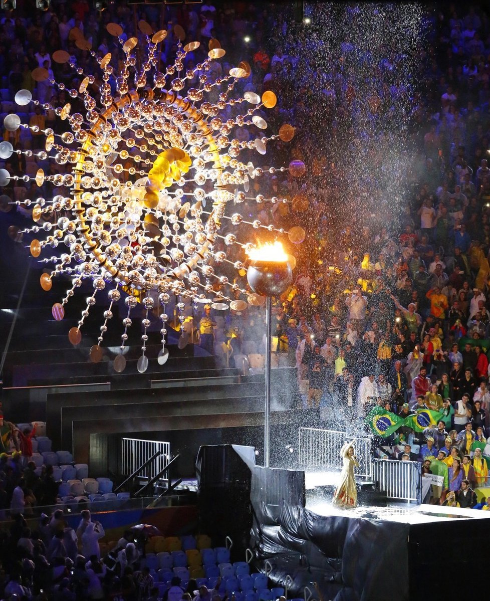 Závěrečný ceremoniál olympiády v Riu de Janeiro