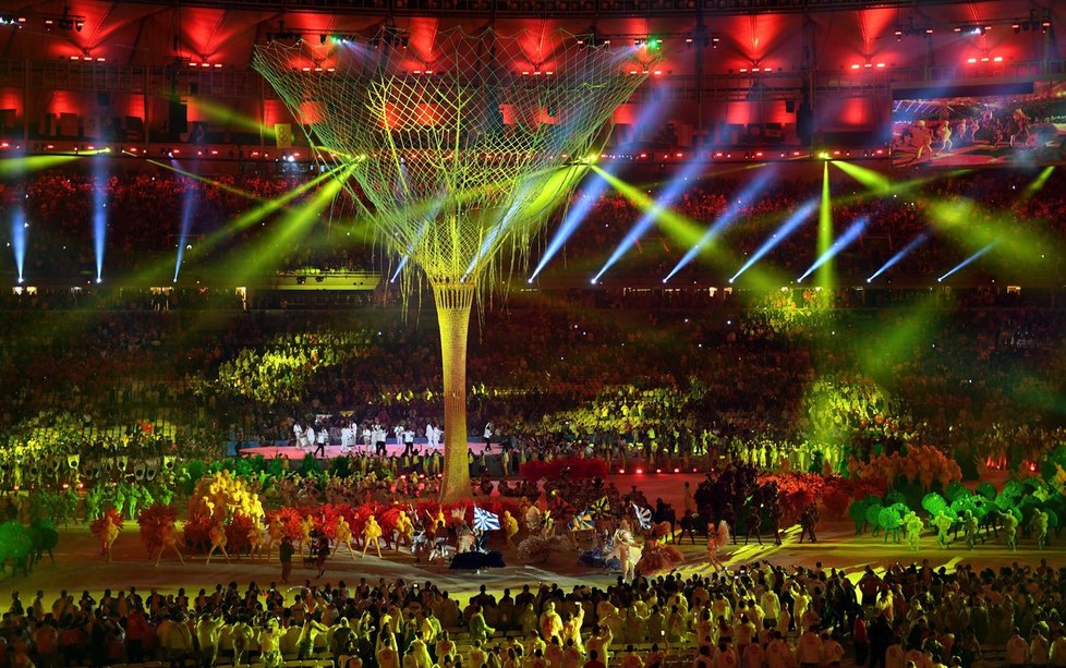 Závěrečný ceremoniál olympiády v Riu de Janeiro