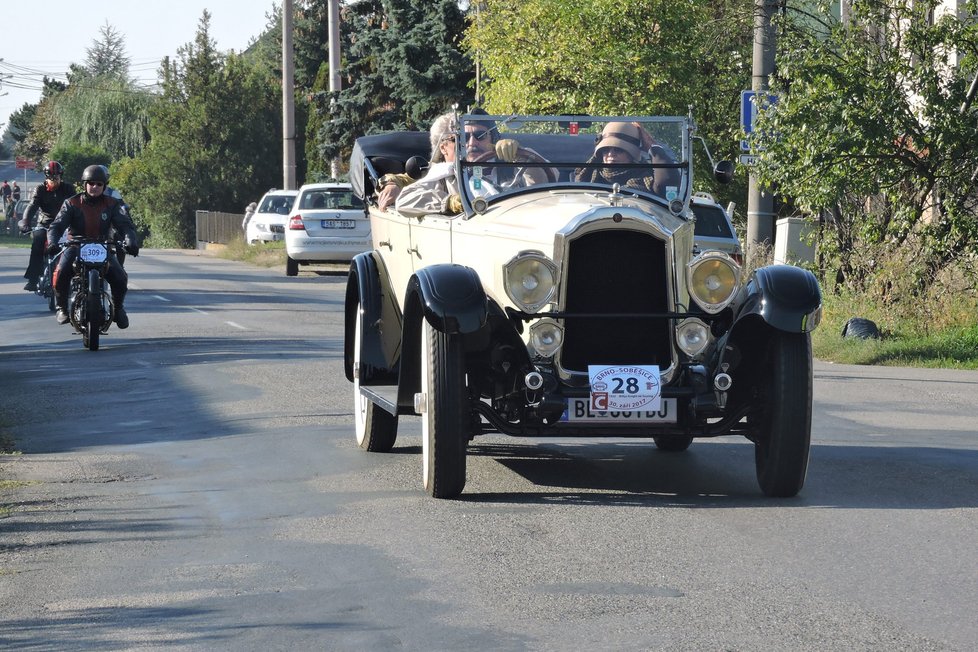 Willys Knight 66 Touring z roku 1925 řídil Jaromir Svoboda z Brna.