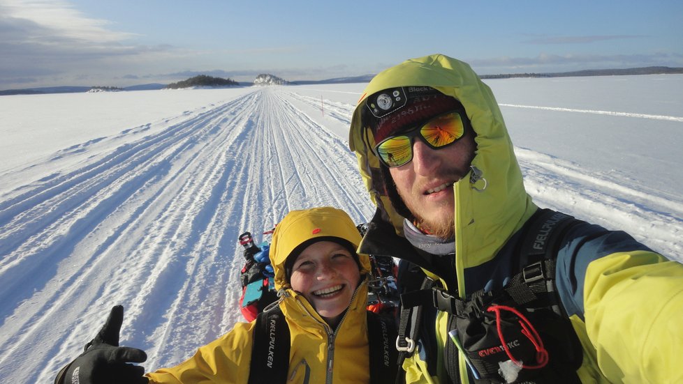 Selfie v Laponsku.