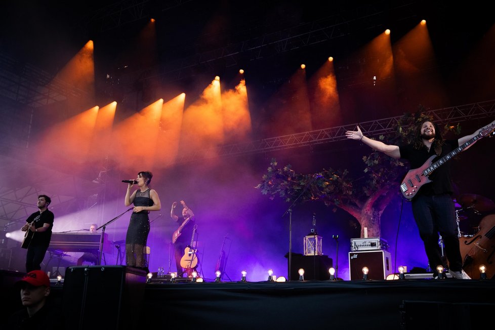 Francouzská zpěvačka Zaz vystoupila na festivalu Metronome Prague.
