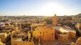Oáza Síwa při pohledu z pevnosti Šali
