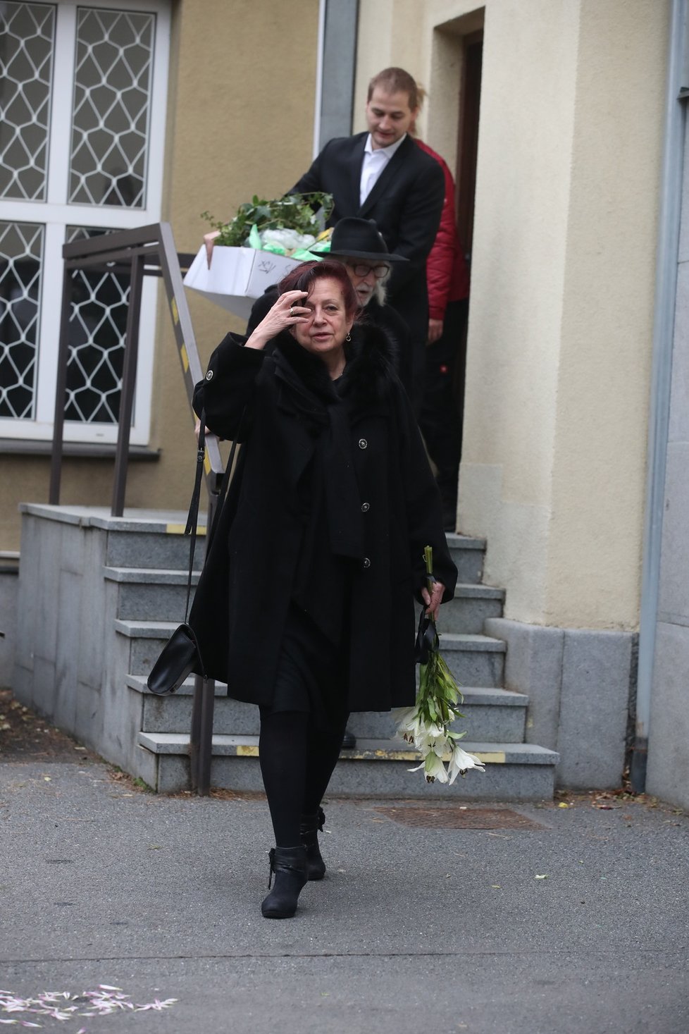Manželé Jakubiskovi dorazili na pohře Miroslava Žbirky.